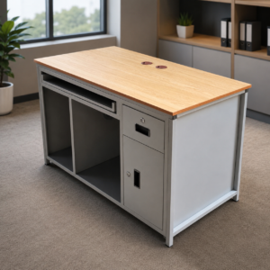 office table with storage