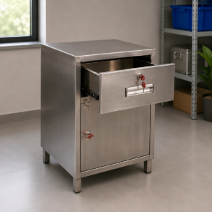 stainless steel bedside locker