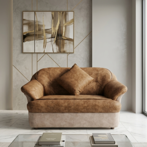 modern 2 seater fabric sofa